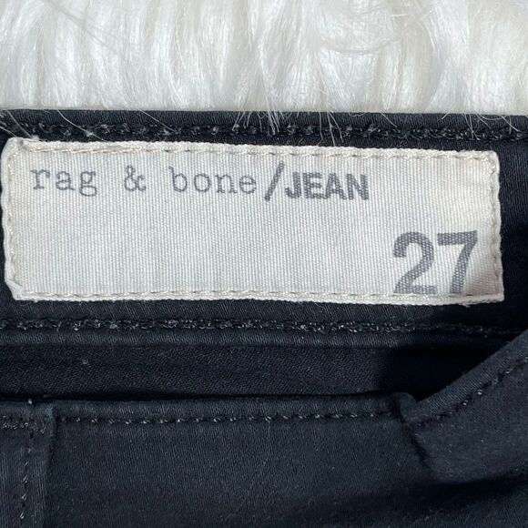 Rag & Bone Black Plush Skinny Legging Sz 27 - Picture 4 of 10